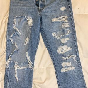 Vintage Levi 501 ripped jeans